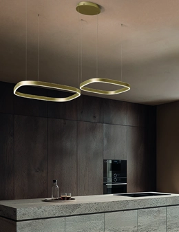 Criseide sospensione quadrata 2 dischi